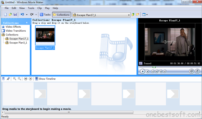 import clips to windows movie maker