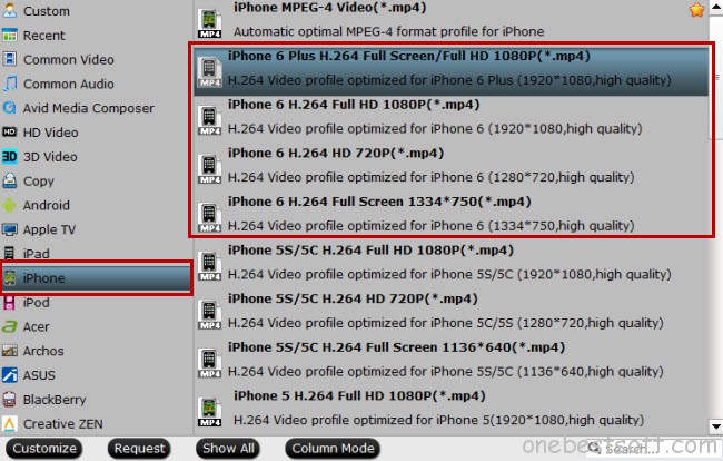 iphone 6 plus supported video format Can I put MKV files to iPhone 6S to play successfully?