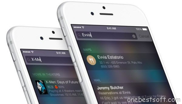 iPhone iOS 8 installation
