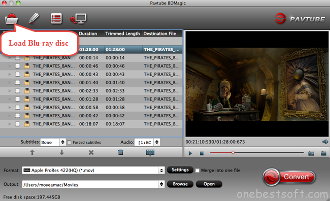 Blu-ray to FCP Converter