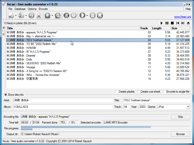 flac to m4a converter